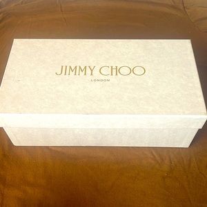 Jimmy Choo Attila flat patent leather Powder